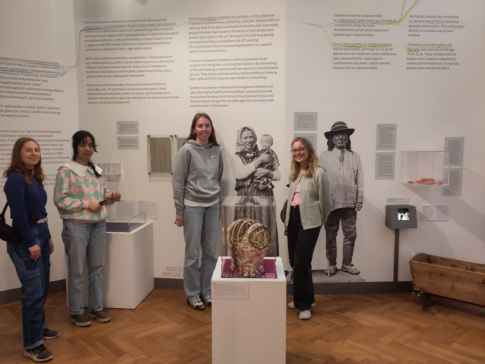 Students in Seweryn Udziela Ethnographic Museum of Kraków, ©Senan Gardiner