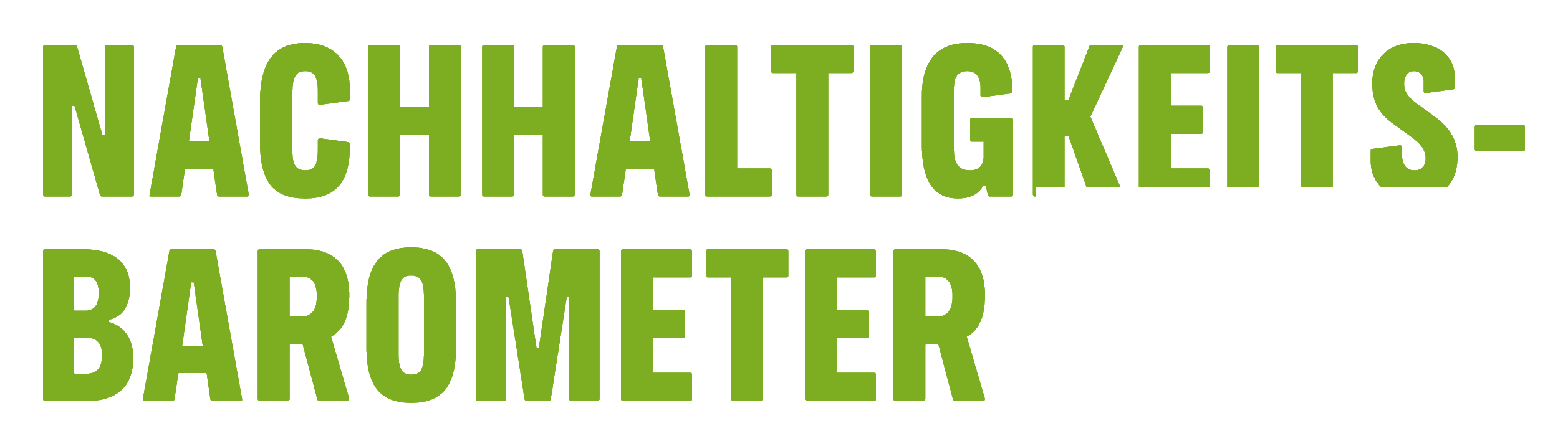 Nachhaltigkeitsbarometer Logo