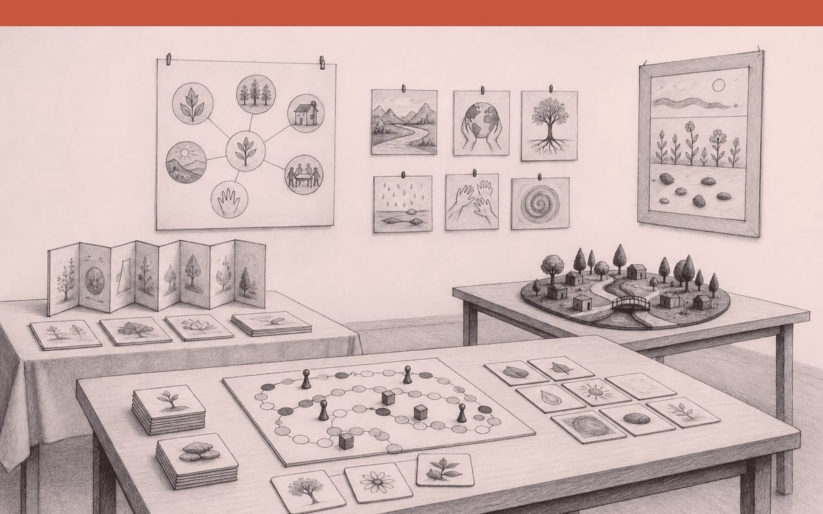 Begegnungsraum BNE - Seminarergebnisse in einer Galerie der Möglichkeiten